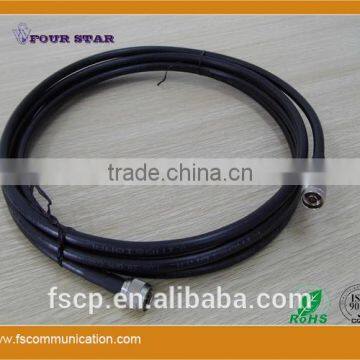 RG8 Cable Assembly With N Male Crimp Connectors