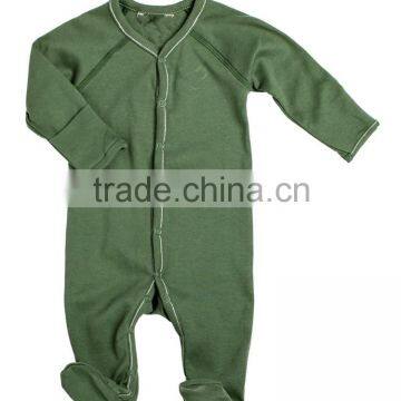 Wholesale Soft Cozy Long Sleeve Baby Organic Cotton Pajama