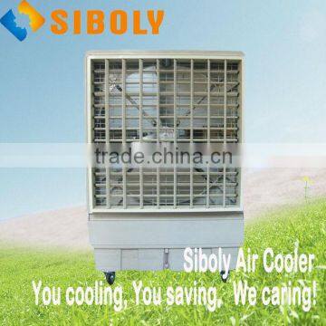 High efficiency eco-evaporative air cooler ducted fan coil unit for industry,water cooler fan