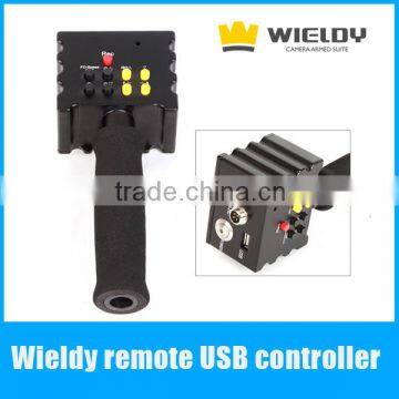 Wieldy remote usb controller for cameras