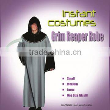 Halloween Scary Grim Reaper Robe Fancy Dress Instant Party Costume