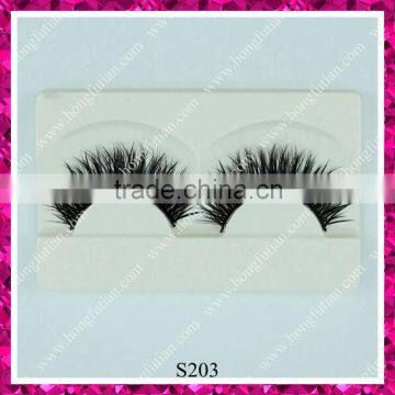 Fashion New False Eyelash Hand Made Synthetic Double Layer Premiun Lashes Supplier photo-2