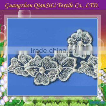 Embroidery Rayon/Cotton/Nylon/Polyester Mesh Lace, Embroidery Lace