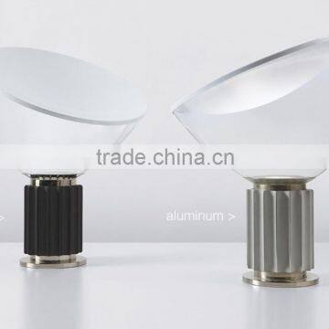 Glass+Aluminum Table Lamp With Adjustable Modern Desk Lamp photo-4