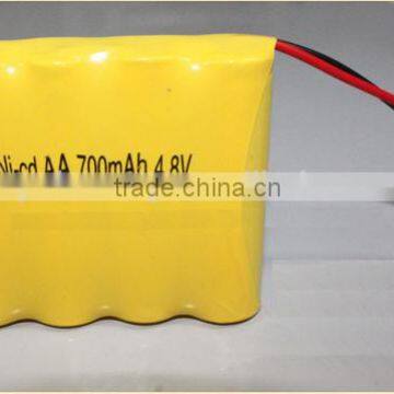 ni cd aa 700mah 4.8v battery