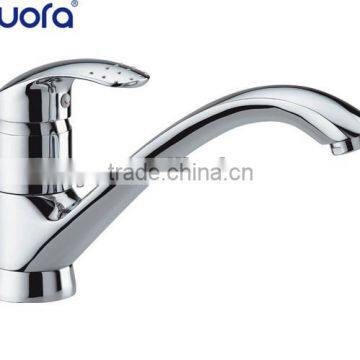 Luofa Exquisite Brass Body Long Neck Water Faucet Face Wash Basin Faucet