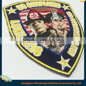 Wholesale custom embroidered patch for policeman