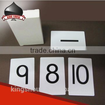 High endlarge number playing cards with custom logo