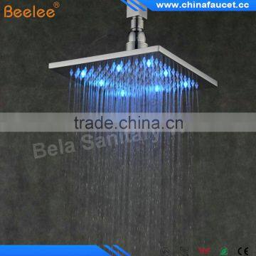 Best Solid Brass Rain Shower Heads With LED Light Temperature Detectable photo-2
