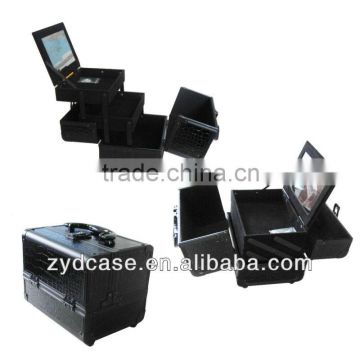 Black Aluminum Cosmetic Case Box (ZYD-HZ95)