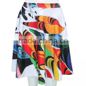 Ladies Latest Design Knee -length Fashion Short Skirt