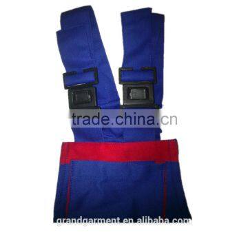 Children's Navy Blue Bib Brace Overalls photo-2