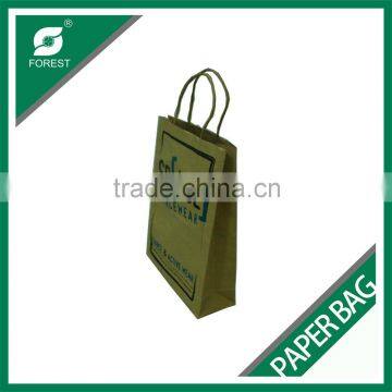 110 GSM BROWN KRAFT PAPER BAG CUSTOM PRINT SHOPPING BAGS FOR PACKING APPAREL photo-4