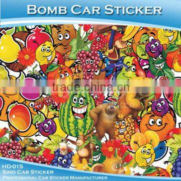 Supreme Car Wrap Design 1.52x30m Sticker Bomb Vehicle Vinyl Wrap photo-3