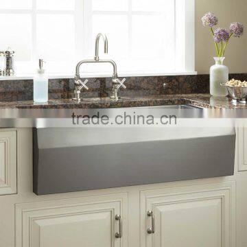 Apron design stainless steel apron kitchen sink