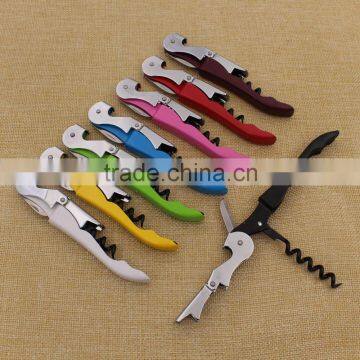 Different color option sea horse plastic corkscrew