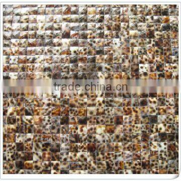 Tiger's speckle mother of pearl shell mosaic tiles