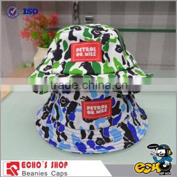 custom bucket hat with string