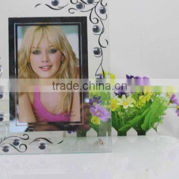 Cheap Wholesale Decorative Glass Photo Frame,Crystal Album For Gifts