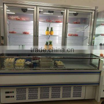 Combine freezer display showcase for supermarket/super store using