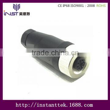 INST M12 4pin Crimp Terminal Type waterproof connector