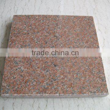 natural stone wall in artificial granite paving stone