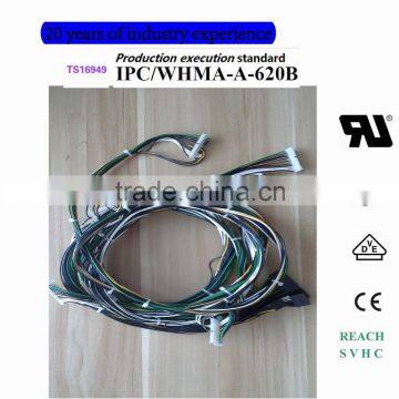 Customized machine internal (Crimping+assembly) 2.54MM XHP-14 JST wiring harness