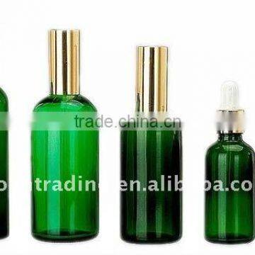 boston round green olive oil glass bottles wholesale, massage oil dropper bottle, boston round glass bottle