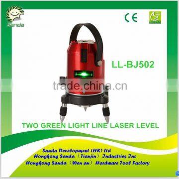 TWO GREEN LIGHT LINE LASER LEVEL