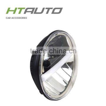 HTAUTO High Low Beam 9-36V DC 7" 20W Led Headlight Bulb for Motorcycle Retrofit Projector Motorcycle Led Lighting