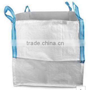 top full open top option filling FIBC big bag, grain/seed/sand/potato bulk bags, woven jumbo bags