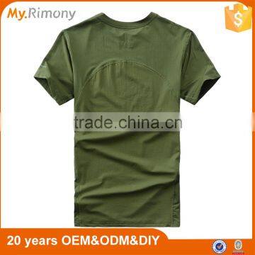 Hot Sale Outdoor Climbing Dry Fit Sports Mens Short Sleeve T Shirt photo-2