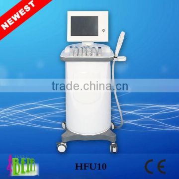 2016 Newest hfu 7 heads ultrasound hfu tighten skin /Seven tips HFU For Skin Tighten and Skin resurfacing