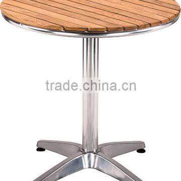 2015 portable deisign aluminum wood table