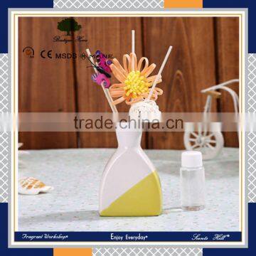 Flower wedding gifts air freshener Aroma reed diffusers oil set with flower