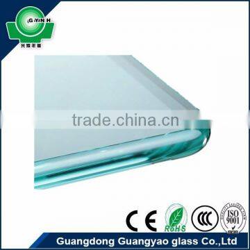 4mm to19mm Flat curved tempered glass with 3C/CE/ISO certificate tempered glass price per square metre