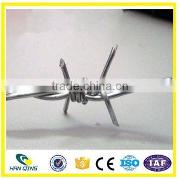 2016 Spring China Factory on Sale Galvanized /pvc Coated /SS Barbed Wire Coil With Best Quality photo-2