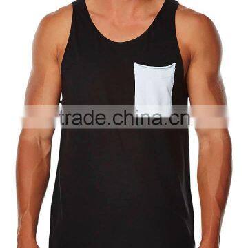 Wholesale wear cotton Custom mens gym singlets