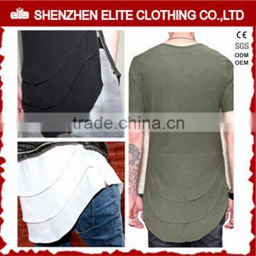 blank t-shirts customized logo men plain cotton t-shirts in bulk custom printing