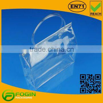 Custom Large Waterproof Cheap Transparent Plastic PVC Beach Bag photo-2