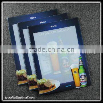 A4 Clear File Folder Document holder Decorative lever arch files/ factory price fashion paper high quality pp file folde