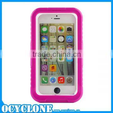 Silicone+PC cellphone case for iphone6 mobile phone