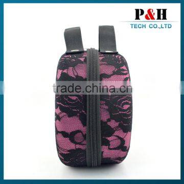 Pure Color Lace Decorated EVA Bra Travel Bag/case/box