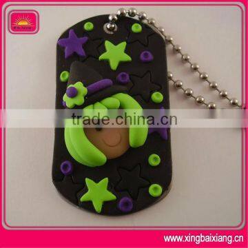 Custom silicone dog tag necklace