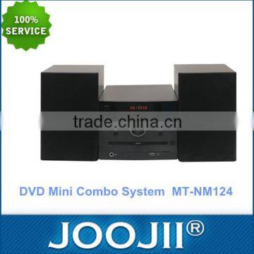 Hot Popular Mini Hifi Music System DVD combo with USB/FM/Line in put