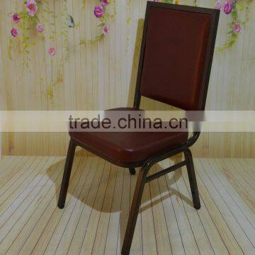 2016 Good Quality Metal Leather Restaurant Dinning Chair for Hotel photo-5