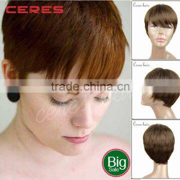 Brazilian human hair short bob full lace wig best cuts silk top