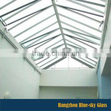 LT tempered laminated glass panel for roof with AS certificate