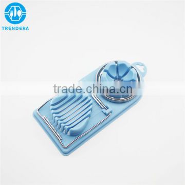 Stainless steel double headed egg slicer cutter