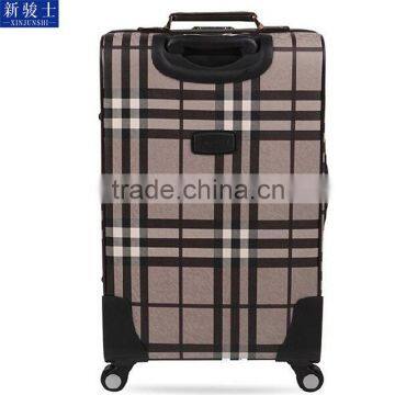 Factory Wholesale PVC Shell 360 Degree Spinner Wheels Soft Trolley Luggage photo-5